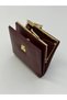 Xperia Women's Clip-On Claret Red Wallet with Magnet Closure and Card Holder Detail - 7