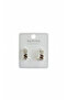 Silver Hoop Steel Earrings - 2