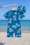 Boy's Diving Fabric Swimsuit with Hidden Zipper and Underwire, Ages 2-10