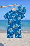 Boy's Diving Fabric Swimsuit with Hidden Zipper and Underwire, Ages 2-10 - 2