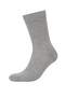 Men's Basic Plain 3-Piece Cotton Long Socks T9595Azns - 2
