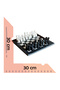 Black Onyx Natural Stone Chess Set 30X30 cm |   Handmade Premium Set + Decorative Storage Box - 5