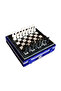 Black Onyx Natural Stone Chess Set 30X30 cm |   Handmade Premium Set + Decorative Storage Box - 4