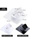 6 Pcs Strong Adhesive and Waterproof ABS Plastic Shower Head Holder - 3