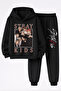 Straykids Printed 3-Ply Quality Sweatshirt and Trackpants Children's Bottom-Upper Set