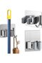 2 PCS Mop Broom Holder Wall Mount