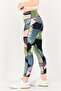 Women Sportswear Fit Training Leggings, Multicolor - 4