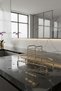 Black Liquid Soap Dispenser Stand Countertop Bathroom Kitchen Organizer, Gold Color Oval Organizer - 4