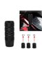 Universal 9.5cm Jdm Metal Sport Gear Shift Knob with Bracket Aluminum Auto-Manual Gear Shifter Black - 5