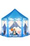 Adorable Blue Kids Castle Tent with Polka Dot Roof