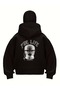 Snow Masked Ninja Unisex Sweatshirt Cardigan 2Strands Thick Fleece - 3