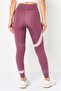 Women Sportswear Fit Training Leggings, Mauve - 2