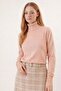Women's Powder Turtleneck Knit Sweater -Dk0001