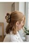 Leopard Zebra and Marble Pattern Large Hair Clip Set for Women 8 cm Durable Clip - 8