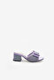 Lilac Glitter Girls' Heeled Slippers - 2
