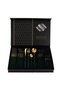 Stylish Green Color 6-Person Stainless Steel Cutlery Set 24 Pieces
