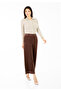 Double Waistband Belted Underwear Pants - 7