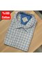 Men's Classic Wide Cut Plaid Long Sleeve Shirt - 3