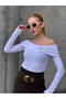 Women's Madonna Collar Ring Detail White Blouse - 8