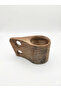 100% Natural Walnut Wood Handmade Kuksa Cup - Camping and Outdoor Wooden Mug - 3