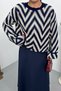 Women's Long Skirt Elastic Waist Scuba Fabric Solid Color A-Line Bell Skirt - 4