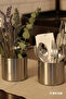 304 Quality Stainless Steel |   Multi-Purpose Jar |   Napkin Holder |   Cutlery Set |   Decorative Vase - 2