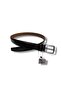 K100-26 Genuine Leather Stitched Men's Belt 105 cm - 2