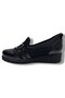Oi 210-26 stretch leather embellished anatomical wedge heel women's shoes - 3