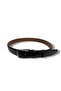 K100-26 Genuine Leather Stitched Men's Belt 105 cm