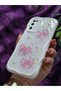 Samsung Galaxy S20 Fe Compatible Pink Bow & Pearl Detailed Glitter Epoxy Phone Case - 5