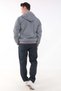 Inside Is Polar Twill Fabric Hooded Large Size Men's Tracksuit Set 4167 - 3