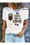 Coffee-Themed Printed T-Shirt Is Suitable for Everyday Wear for Coffee Lovers. Oversized T-Shirt