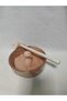 Natural Wood Walnut Crushing Set - 17 cm Wide Bowl with Pedestal and Ergonomic Pestle - 5
