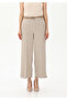 Culotte Pants with Hawkbeak Pattern and Tasseled Legs - 2