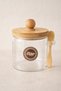6-Piece Jar Seasoning Set with Bamboo Spoon and Seal Lid 300ml Kw-738 - 4