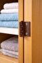 3D Cabinet Door Hinge – Brown – Furniture Hinge with Screws - 3