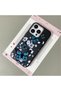 iPhone 16 Pro Compatible Leather Texture Anti-Fall Soft Silicone Phone Case Butterfly