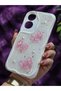 Oppo A60 Compatible Pink Bow & Pearl Detailed Glittery Epoxy Phone Case - 4