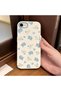 For iPhone 7/8/Se 2020 2022 Compatible Leather Texture Anti Fall Soft Silicone Phone Case Flower - 2