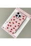 iPhone 14 Pro Max Compatible Phone Case Leather Texture Anti Fall Soft Silicone Cherry - 2