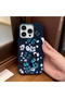 iPhone 14 Pro Compatible Leather Texture Anti Fall Soft Silicone Phone Case Butterfly - 2