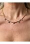 Gold Single Stone Rocky Necklace - 3