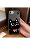 iPhone 7/8/Se 2020 2022 Compatible Leather Texture Anti Fall Soft Silicone Phone Case Cat - 2