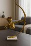 Modern gold-colored archer statue - 2