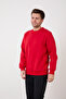 Erkek Bisiklet Yaka Basic Sweatshirt - 3