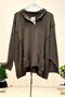 Organic Knitwear Cardigan with Mesh Hood and Sleeves, Machine Washable