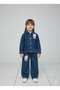 Girl's Suit, Top and Bottom Set, Jeans Suit, Pattern Embroidery, Dir, for Holidays and Travel, Transitional Cotton - 4