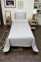 Imperial Series Striped Cotton Satin Single Duvet Cover Set with Elastic Fitted Sheet Hotel Lux - 7
