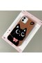 iPhone 12 Compatible Leather Texture Anti Fall Soft Silicone Phone Case Cat