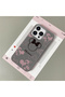 iPhone 15 Pro Compatible Leather Texture Anti-Fall Soft Silicone Phone Case Minnie